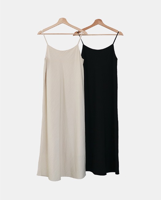레이어 슬립 드레스 (2colors)