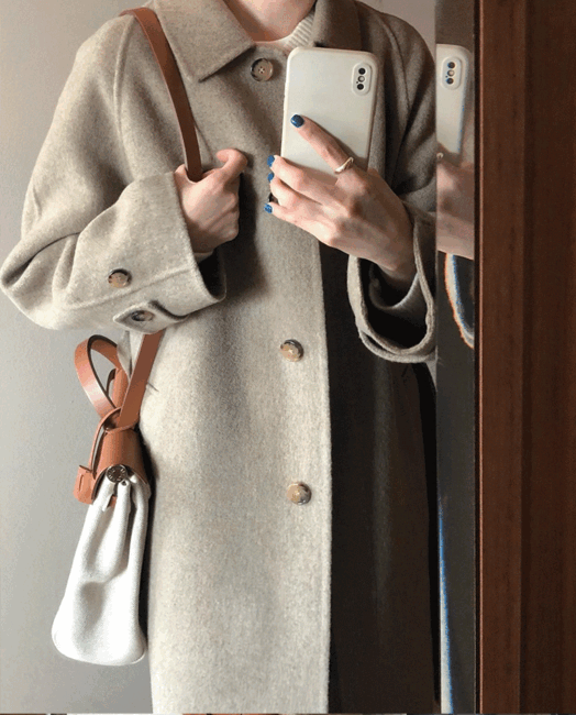 [handmade] extra fine wool100 맥 래글런 코트 (3colors) - 10~15일 입고 지연되어 순차 발송됩니다.